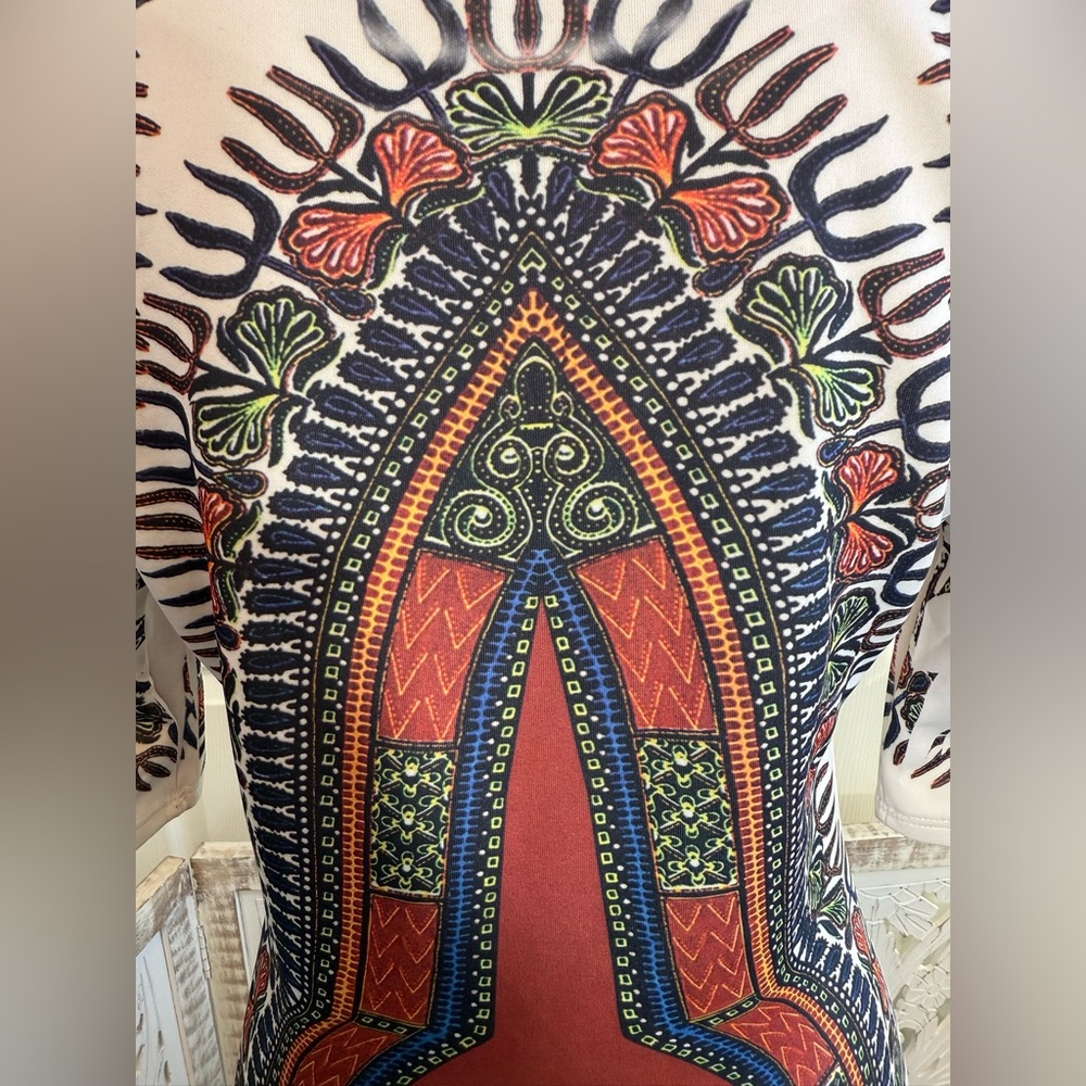 Dashiki African Print Dress. Size Small - Picture 3 of 8